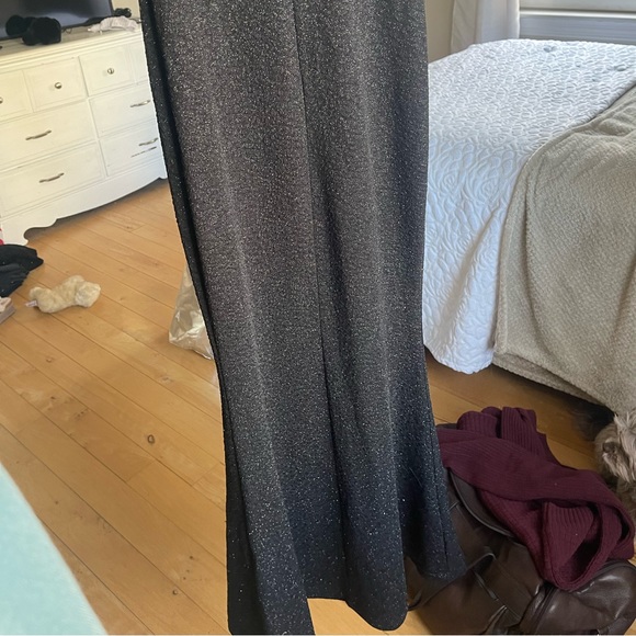 WINDSOR | Strapless Sparkle Front Bow Fitted Dress - Picture 7 of 7